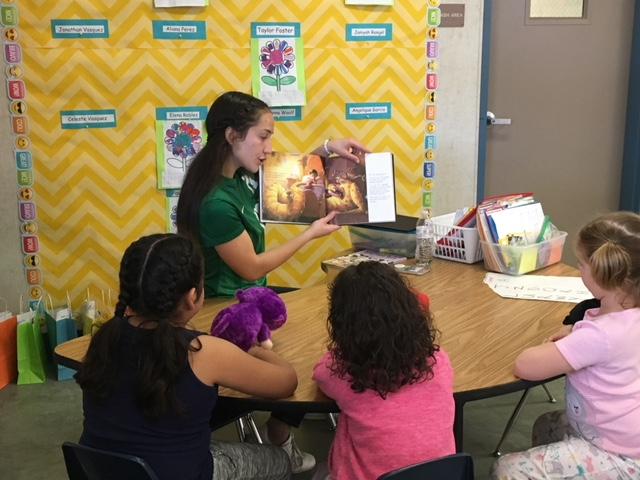 Highland ASB Reads to Eissler Elementary Students