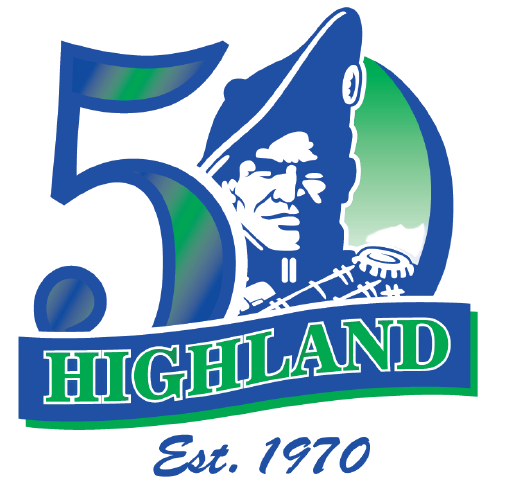 50th Anniversary Logo - Highland High School